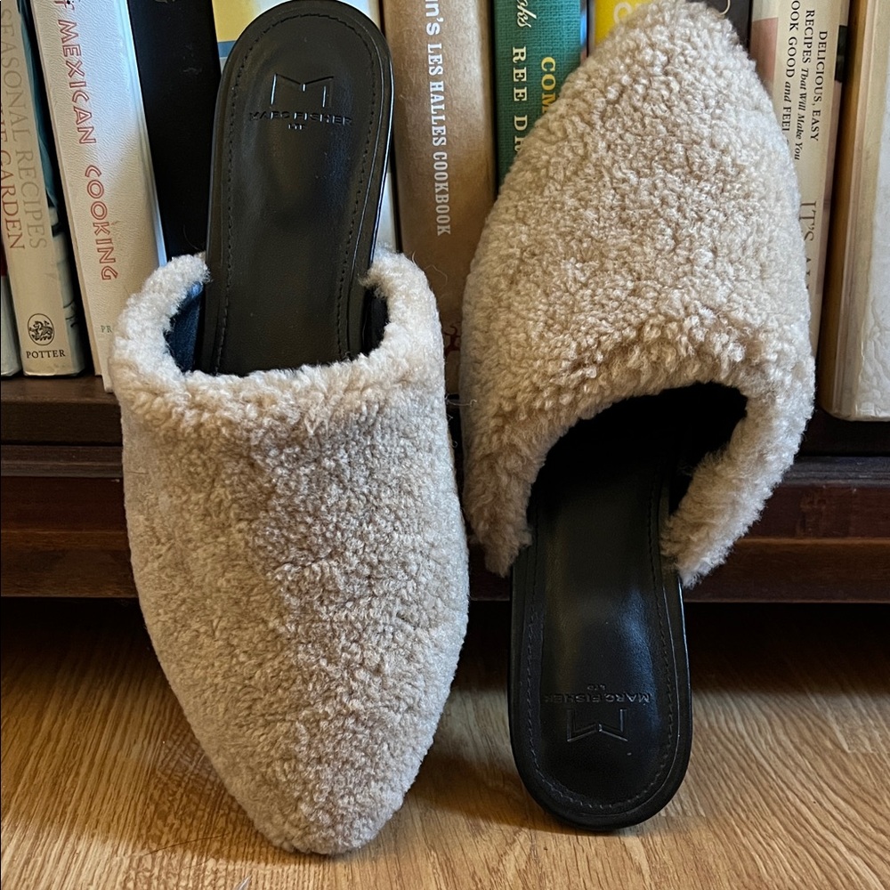 Marc Fisher Sabrinna Shearling Mules